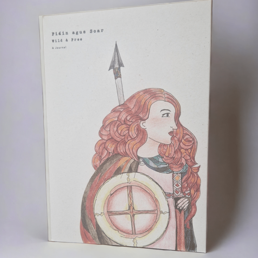 Fiain Agus Saor (wild & free) Celtic Goddess Journal notebook - Wizard & Grace